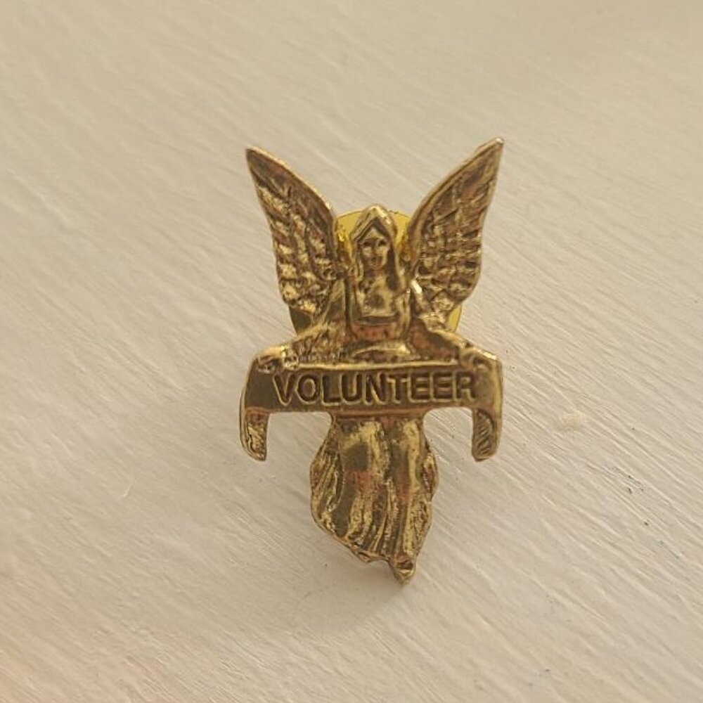 Volunteer Vintage Lapel Pin Brooch Tie Tack